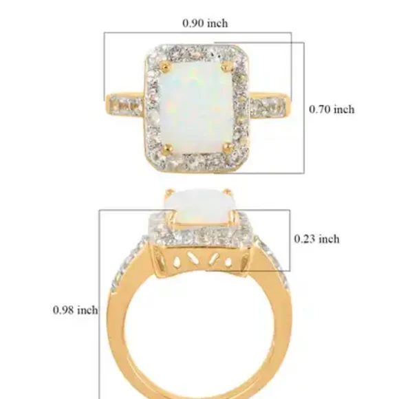 OPAL & SAPPHIRE RING